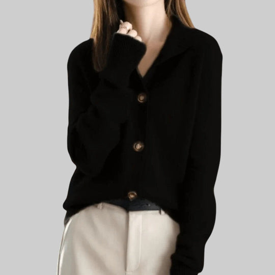 Людмила – Кашмирена плетена жилетка