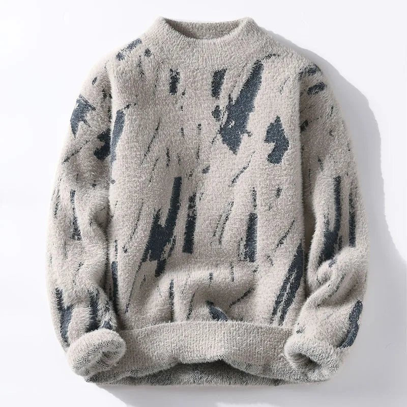 Max™ | Künstlerischer kuscheliger Pullover