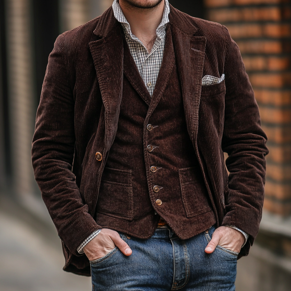 Patricio™ | Klassischer Blazer und Weste